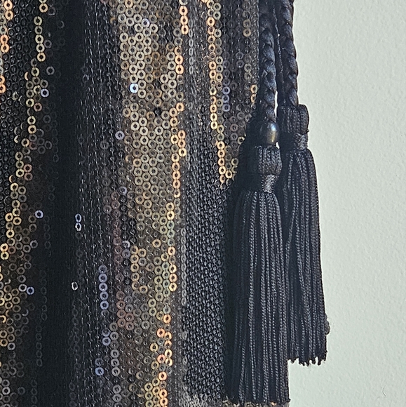 White House Black Market Sleeveless Sequin Mini Dress in Women's 4 - Picture 14 of 16